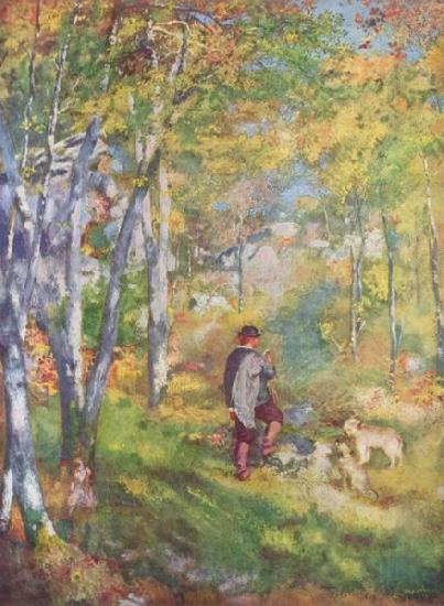 Pierre-Auguste Renoir Fontainebleau Norge oil painting art